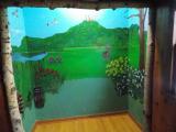 Bedroom center north mural