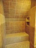 Ensuite south walk-in tiled shower