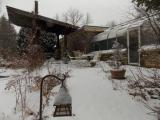 Patio in winter